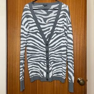 Zebra Cardigan
